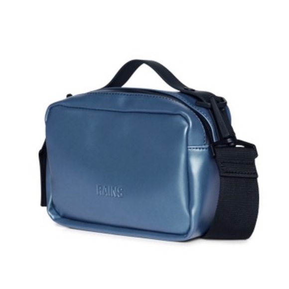 RAINS - Blue Micro Box Bag - Picture 2 of 8